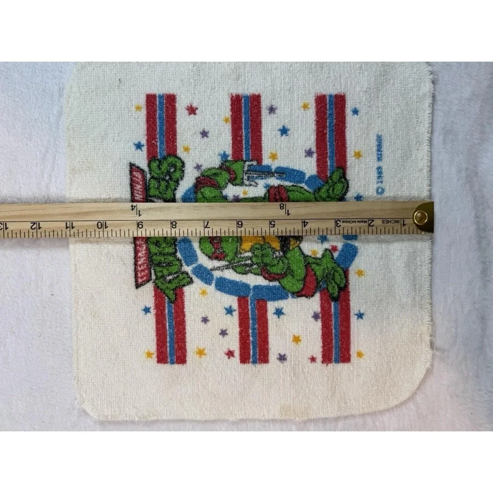 Vintage Wash Cloth Lot 90's American Girl Teenage Mutant Ninja Turtles Barney